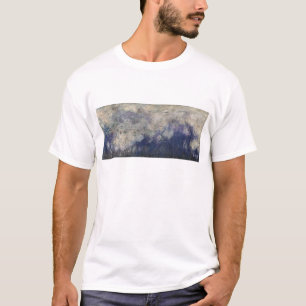 Camiseta Claude Monet o Waterlilies as nuvens 1915-26