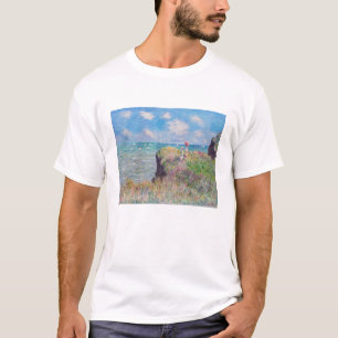 Camiseta Claude Monet - Passeio na Falésia em Pourville