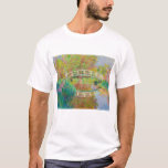 Camiseta Claude Monet - Ponte Japonesa, Giverny<br><div class="desc">Ponte Japonesa,  Giverny (Le Pont japasa,  Giverny) - Claude Monet,  Oil on Canvas,  1895</div>