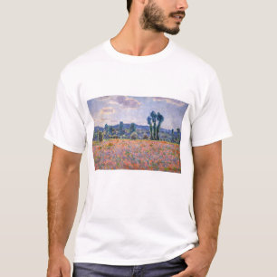 Camiseta Claude Monet - Poppy Field 1890 (Giverny)