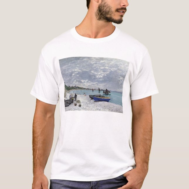 Camiseta Claude Monet | Praia de Sainte-Adresse (Frente)