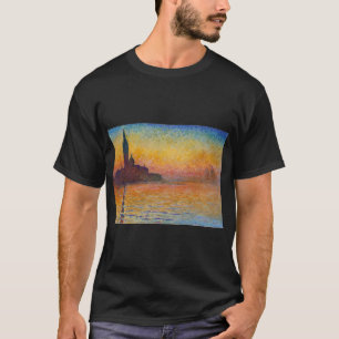 Camiseta Claude Monet - San Giorgio Maggiore ao Crepúsculo