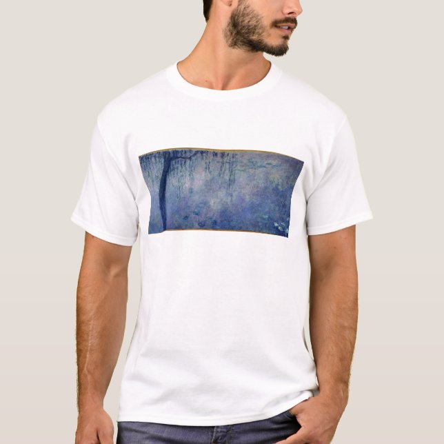 Camiseta Claude Monet | Waterlilies: Salgueiros Weeping (Frente)