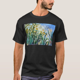 Camiseta Claude Monet Yellow Irises e Malva 19