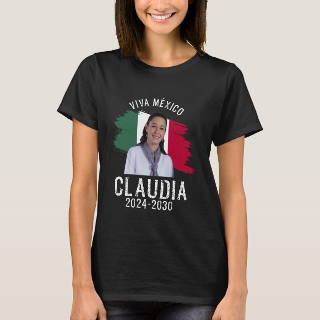 Camiseta Claudia Sheinbaum Pardo Presidente mexicano (Frente)
