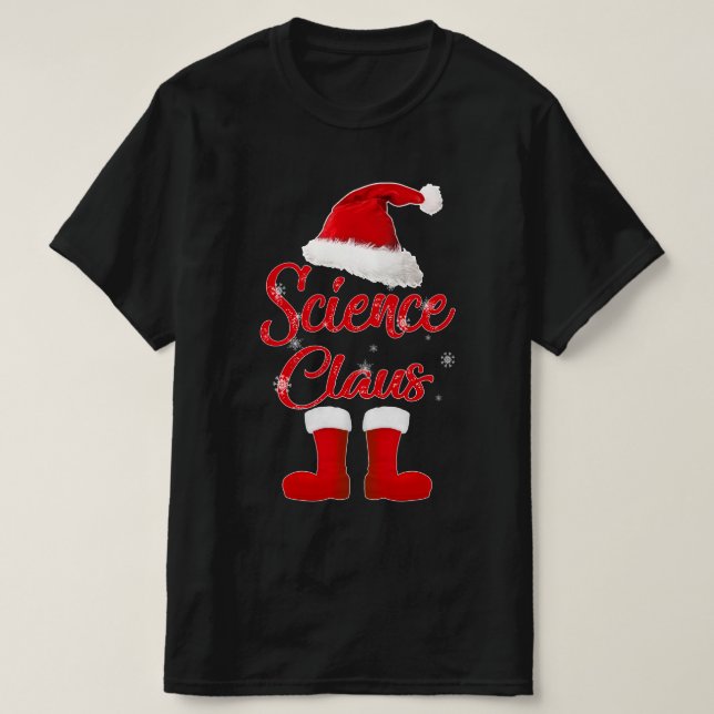 Camiseta claus da ciência (Frente do Design)