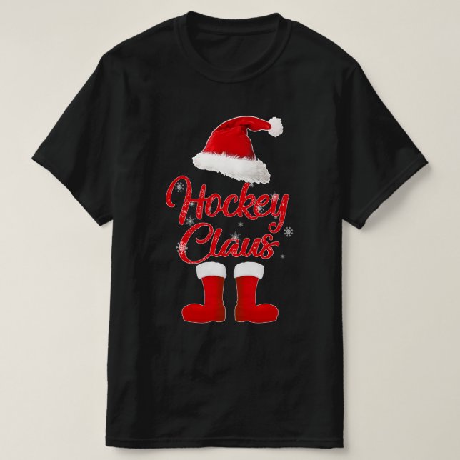 Camiseta claus de hóquei (Frente do Design)