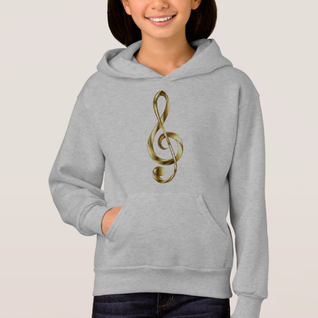 Camiseta Clave de Sol Musical de Ouro (Frente)