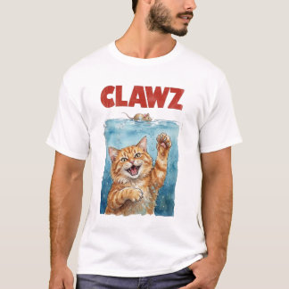 Camiseta CLAWZ Funny Cat Parody Shirt | Cute Cat Movie 