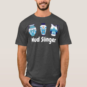 Camiseta Clay de Cerâmica de Bateria de Lama