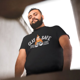 Camiseta Clay It Safe Piada de Cerâmica | Artista de Cerâmi