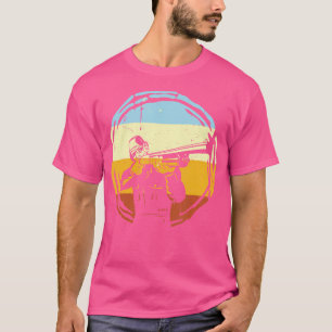 Camiseta Clay Pigeon Disparando o alvo da argila desportiva