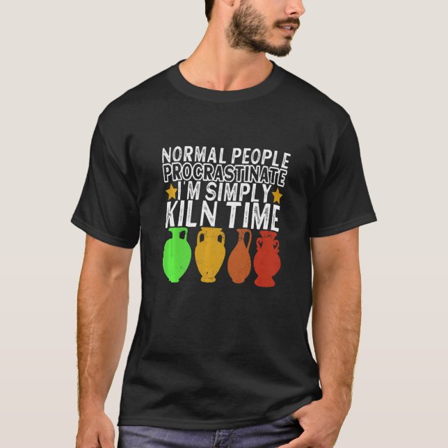 Camiseta Clay Potter Cerâmica Trabalho de arte Pottery 2 (Frente)