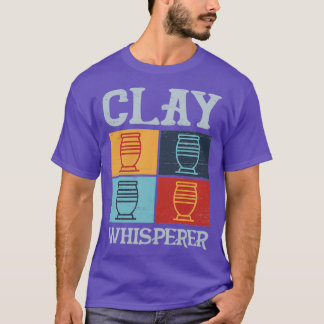 Camiseta Clay Whisperer para um Artista Cerâmico