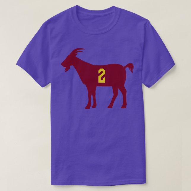 Camiseta CLE GOAT 2 Branco (Frente do Design)