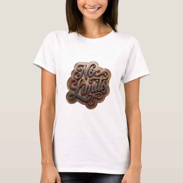 Camiseta Clean Gold SEM LIMITES (Frente)
