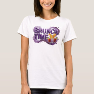 Camiseta Clean Purple BRUNCH TIME Statement