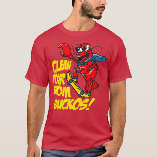 Camiseta Clean Your Room Bucko JBP Lobster Skateboarding