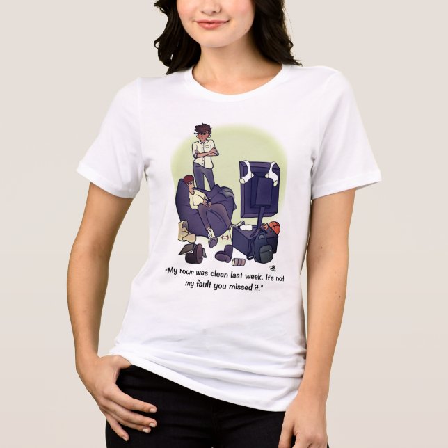 Camiseta Clean Your Room Women's (Frente)