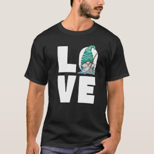 Camiseta Cleaner Gnome Para Mulheres Limpeza De Amor