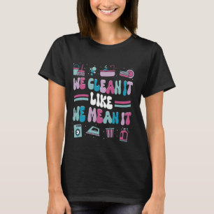 Camiseta Cleaner Lady Housekeeper