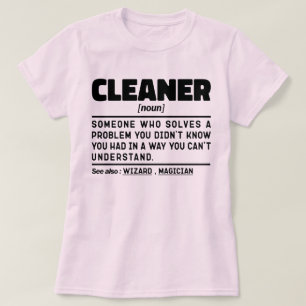 Camiseta Cleaner Noun Birthday Sarcastic Sayings Legal Job