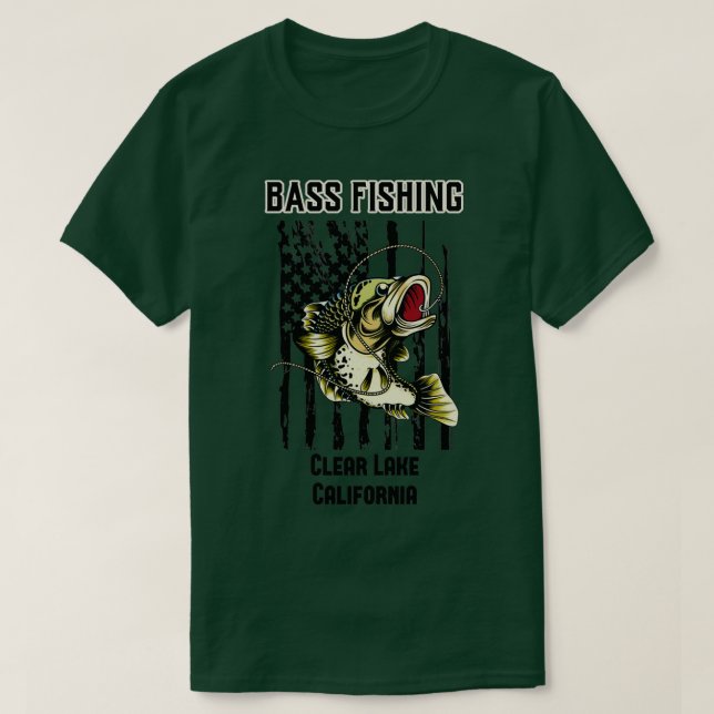 Camiseta Clear Lake California (Frente do Design)