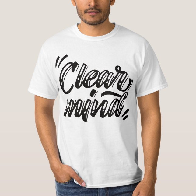 Camiseta "clear mind" Yoga outfit (Frente)