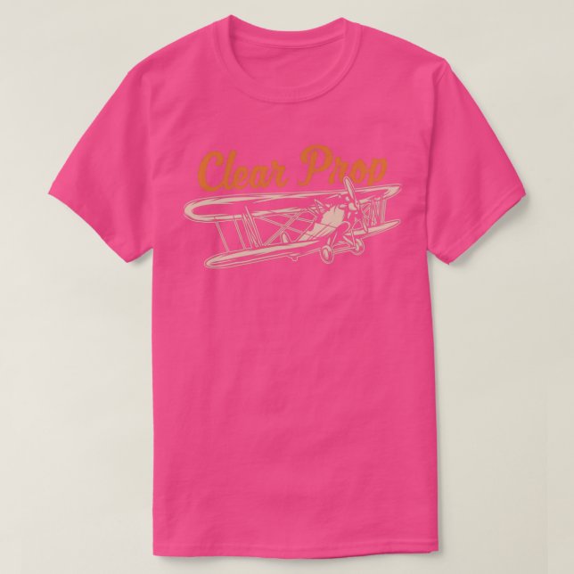 Camiseta Clear Prop Pilot Design  (Frente do Design)