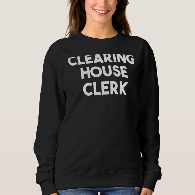 Camiseta Clearing House Clerk (Frente)