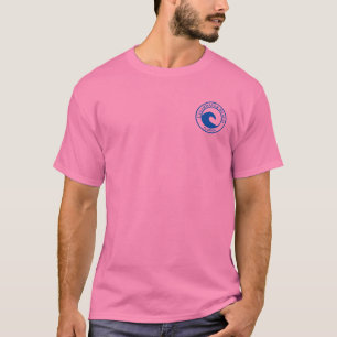 Camiseta Clearwater Beach Blue Ocean Wave Circ Design