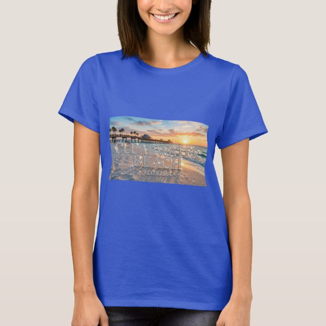 Camiseta Clearwater Beach Flórida (Frente)