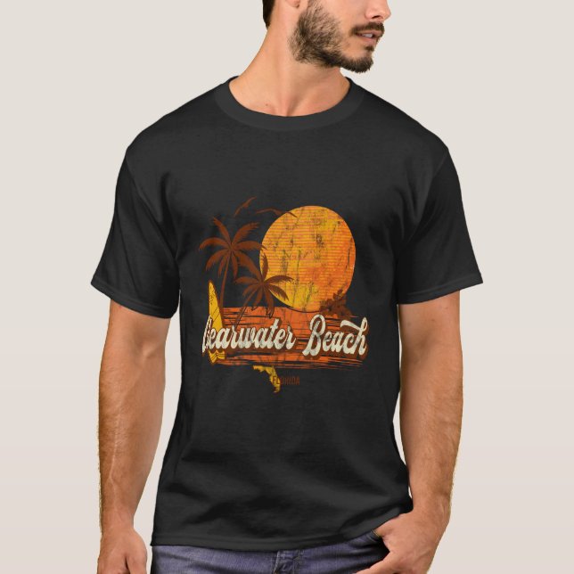 Camiseta Clearwater Beach Florida Fl Beach (Frente)