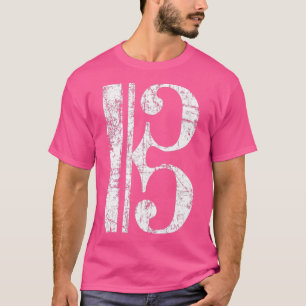 Camiseta Clef Vintage White Viola Violista