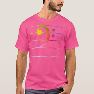 Camiseta Cleff do Bass da Música de Violão