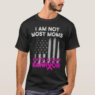 Camiseta Cleft Palate Lip Maioria das Mães Forte Consciênci