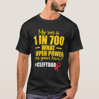Camiseta Cleft Palate Lip Pai Filho Forte Consciência