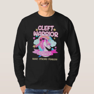 Camiseta Cleft Palate Lip Warrior Squad Forte Consciência 1