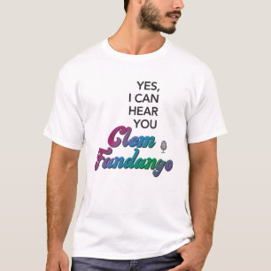 Camiseta Clem Fandango Engraçado TV Cotação Blue Green T-Sh