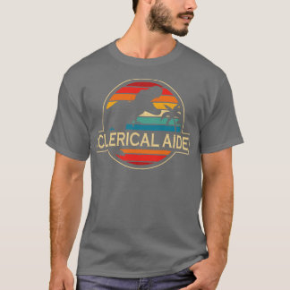Camiseta Clerical Aide Dinosaur