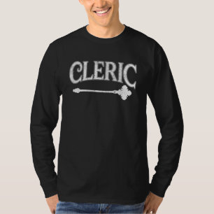 Camiseta Clérigo MMO RPG Personagem Classe Jogo de Vídeo