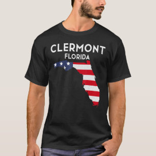 Camiseta Clermont Florida EUA State America Viagem Floridia