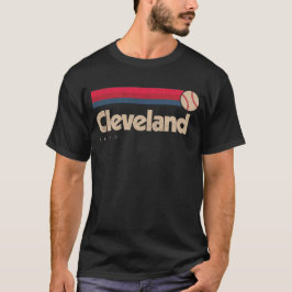 Camiseta Cleveland Baseball Softball City Ohio Retro