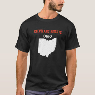 Camiseta CLEVELAND HEIGHTS Ohio USA State America Viagem Oh