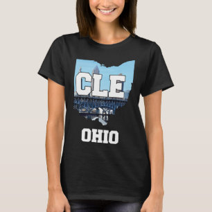 Camiseta Cleveland Ohio City Skyline