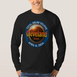 Camiseta Cleveland Ohio OH Total Eclipse Solar 2024 3