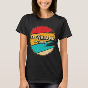 Camiseta Cleveland Ohio Retro Vintage Sunset