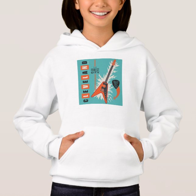 Camiseta Cleveland Ohio | Violão elétrico (Frente)