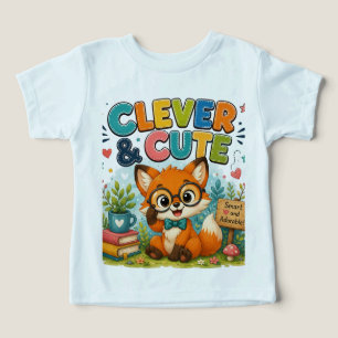 Camiseta Clever Cutie Adorável Design de Personagem Intel
