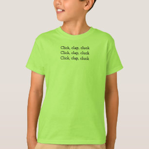 Camiseta Click, Clap Kids Dificuldade de Linguagem